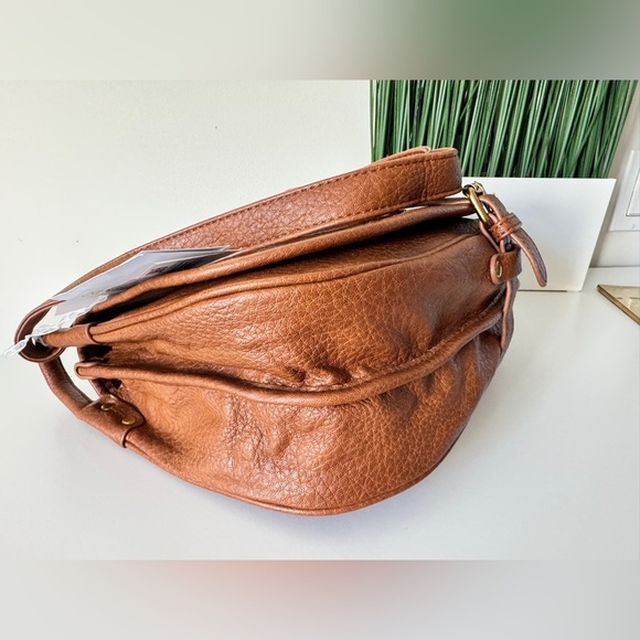NWT David Jones large crossbody bag brown - Picture 5 of 12